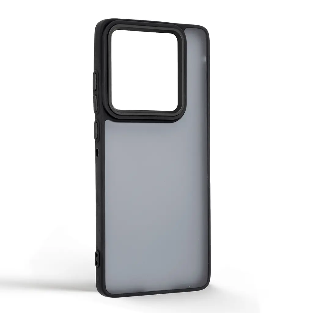 Противоударный чехол для Motorola Edge 60 Fusion 5G/60 5G, Frame, черный, панель-накладка, термополиуретан TPU + поликарбонат PC, защита всего корпуса, защита кнопок и камеры, устойчив к деформациям, ArmorStandart (ARM85600) - фото 2
