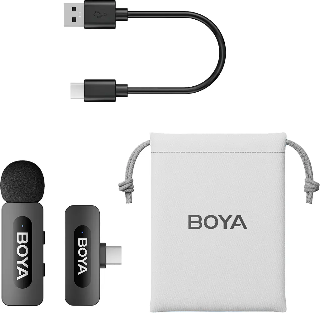 Мікрофон BOYA BY-V10 Type-C Black - фото 2