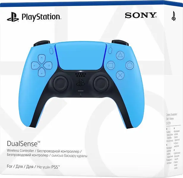 PlayStation 5 Геймпад Dualsense BT, Starlight Blue - фото 6
