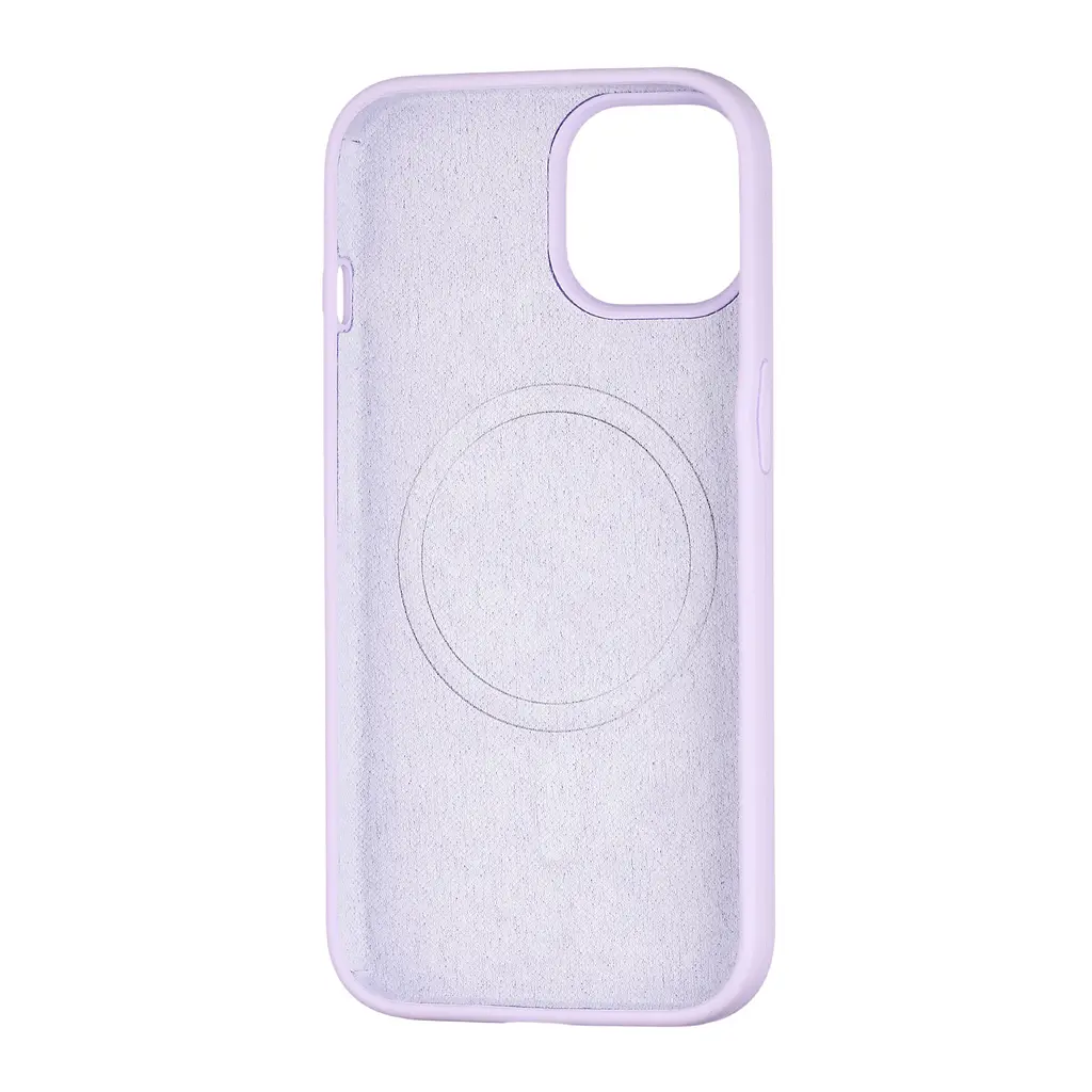 Чохол Silicone Case Full Cover with MagSafe iPhone 15 Lilac - фото 2