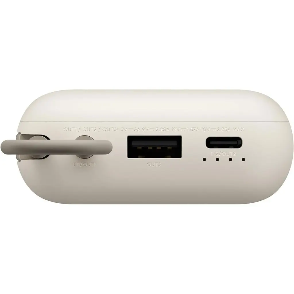 Зовнішній акумулятор Xiaomi Integrated Cable 10000mAh 22.5W Beige (BHR9072GL) [125057] - фото 7