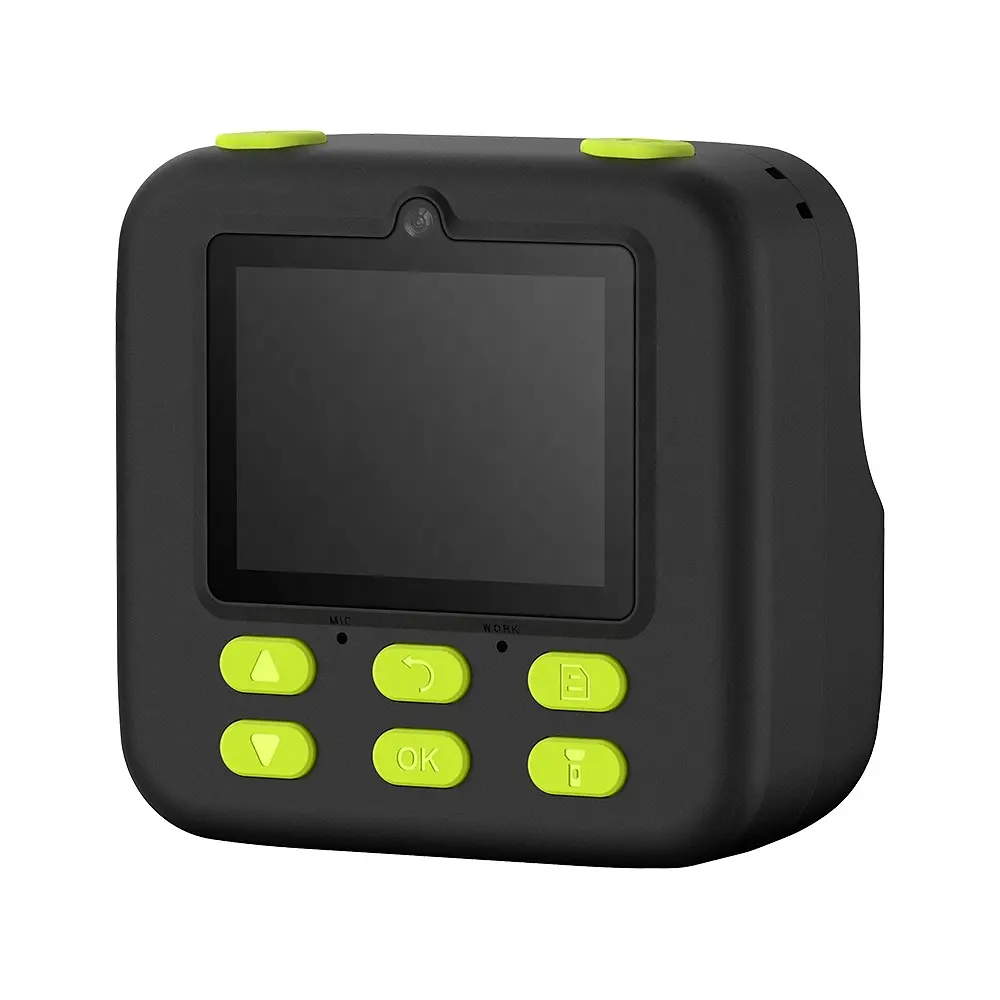 Дитяча камера миттєвого друку Instant Print Camera P79 (Чорно-зелений) - фото 3