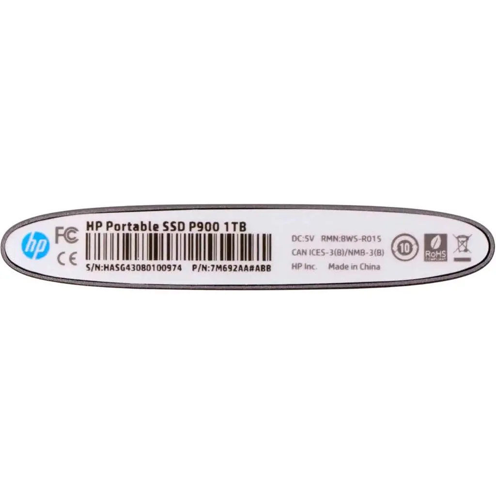 Зовнішній SSD накопичувач HP P900 1TB Gray [7M692AA] [128353] - фото 6