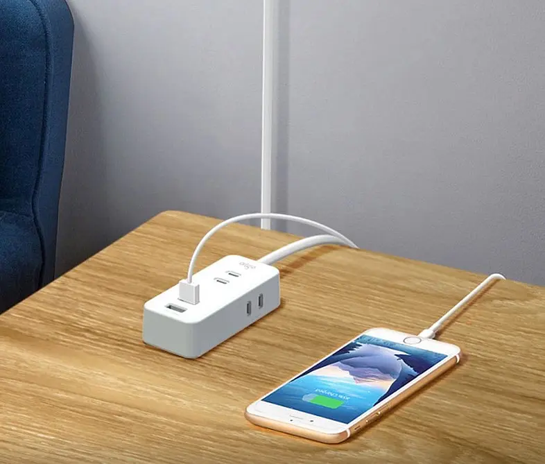 Подовжувач фільтр Aigo Power Strip (3 розетки та 2 USB) 1 m AC0320 - фото 7