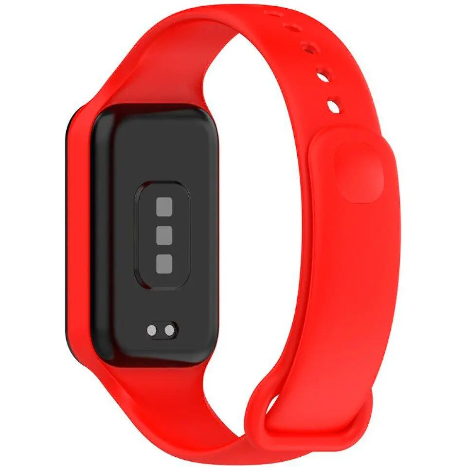 Ремінець ArmorStandart Silicone для Mi Band 8 Active / Redmi Smart Band 2 Red [ARM74003] [103399] - фото 4