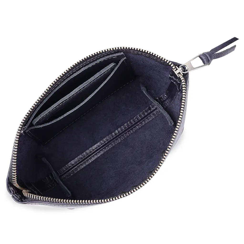 Жіноча шкіряна косметичка GRANDE PELLE 23х10х8 см acs0018663 - фото 5