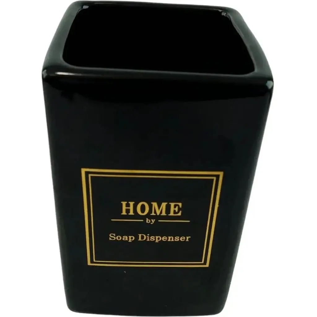 Набір аксесуарів для ванної кімнати No brand Home чорний 4 предмети - фото 4