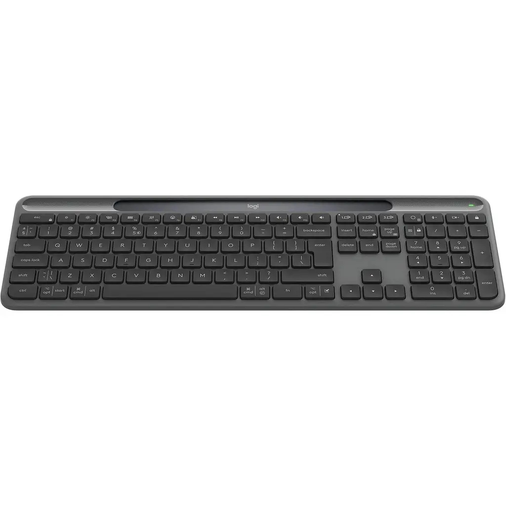 Клавиатура Logitech Slim Solar+ for Business 2.4GHZ/BT Graphite (920-013779) - фото 4