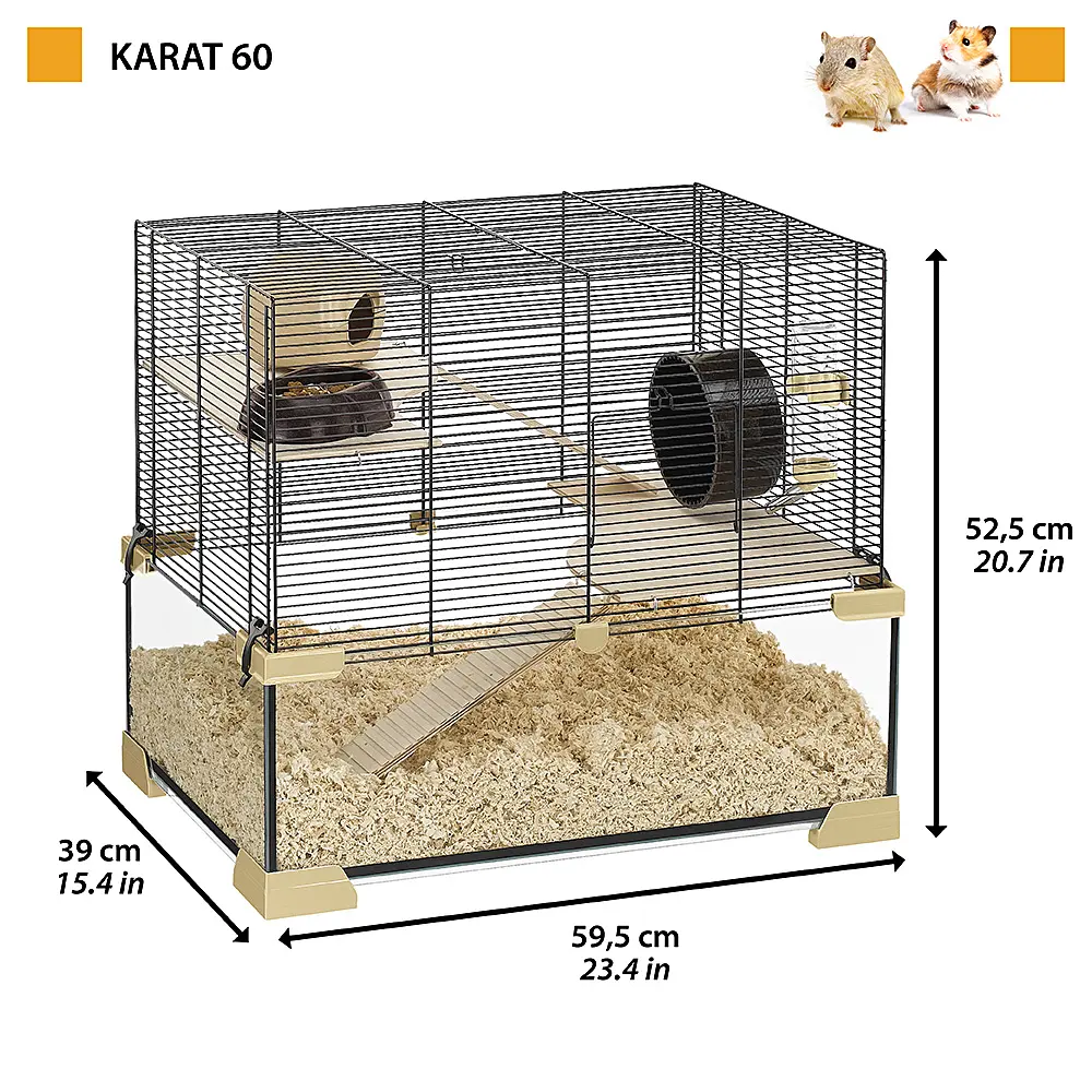 Клітка Ferplast Cage Karat 60 для маленьких гризунів - фото 2