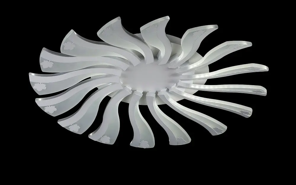 Люстра стельова LED Splendid Ray LK39264/16 SMALL, 96W, білий, 16 ламп, 55 см, сучасний стиль - фото 3