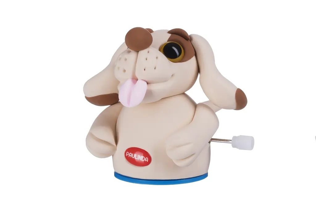 Масса для лепки Paulinda Super Dough Circle Baby Собака коричневая (PL-081177-6) - фото 2