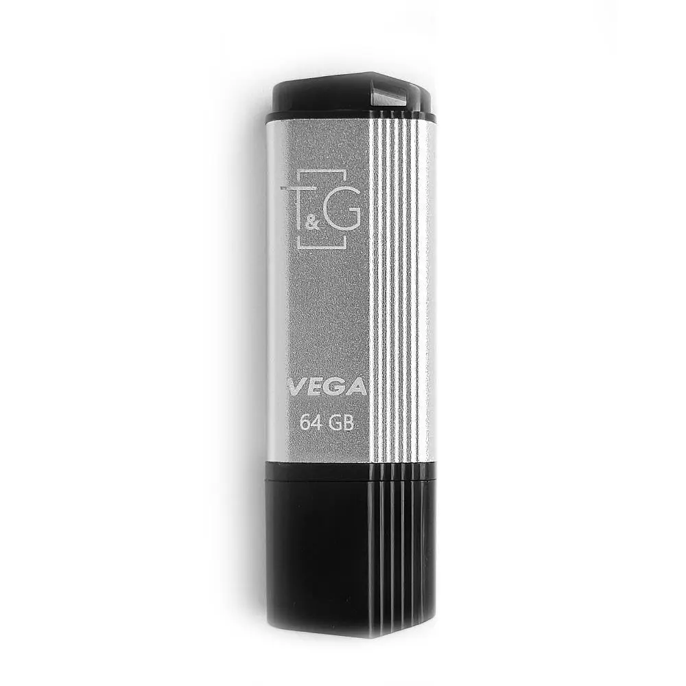 Флеш-накопичувач USB 64GB T&G 121 Vega Series Silver (TG121-64GBSL) - фото 2