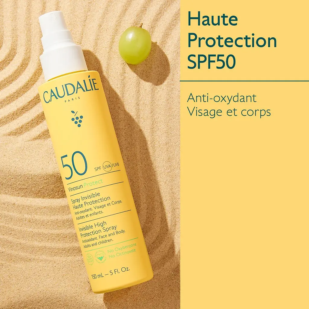 Сонцезахисний спрей Caudalie Vinosun SPF 50, 150 мл - фото 2