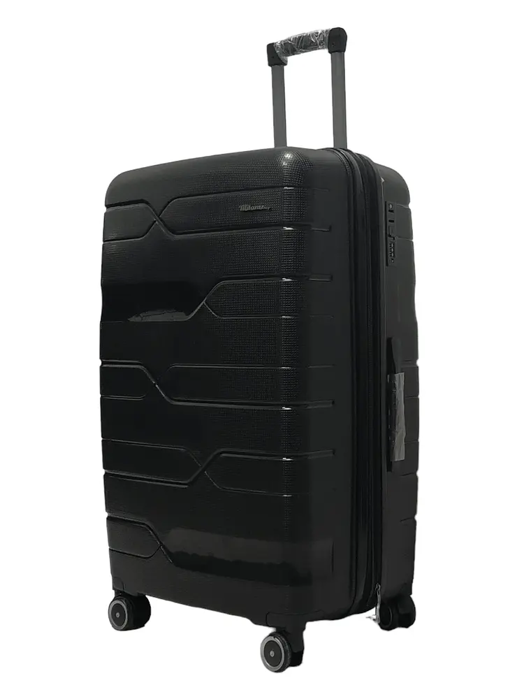Валіза велика L поліпропілен Milano bag 0306 76×49×31см 82л Чорна - фото 2