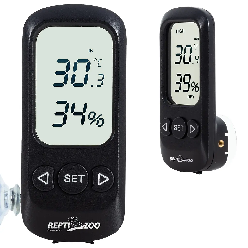 Гігрометр - термометр цифровий Repti-Zoo Digital Alarm Thermometer Hygrometer (SH129) - фото 5