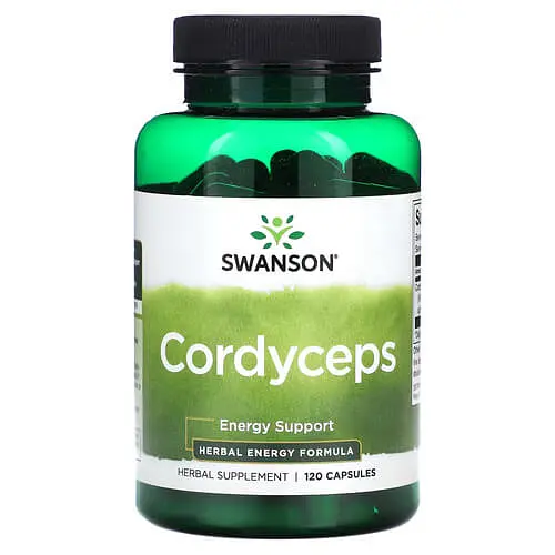 Кордицепс Cordyceps 600 mg 120 капсул Swanson vit0005586