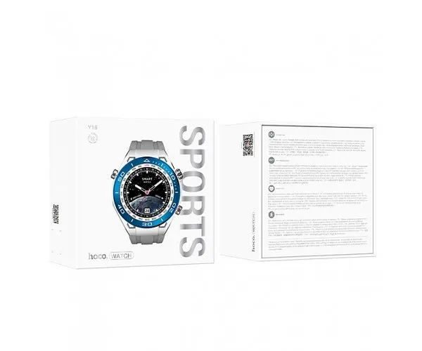 Смарт-годинник Hoco Y16 Smart Watch call version сірі (6942007603072) - фото 5