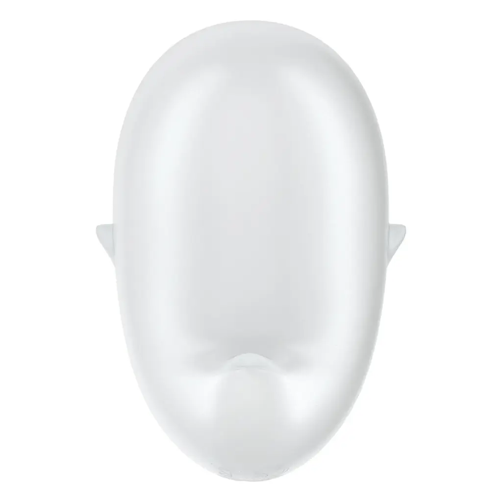 Вакуумный стимулятор клитора с вибрацией Satisfyer Cutie Ghost белый - фото 4
