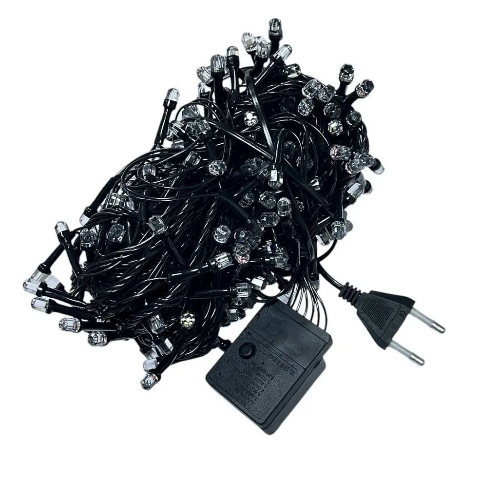 Гирлянда светодиодная от сети Y-039-4М 19643 25 м 400 LED мультиколор - фото 3