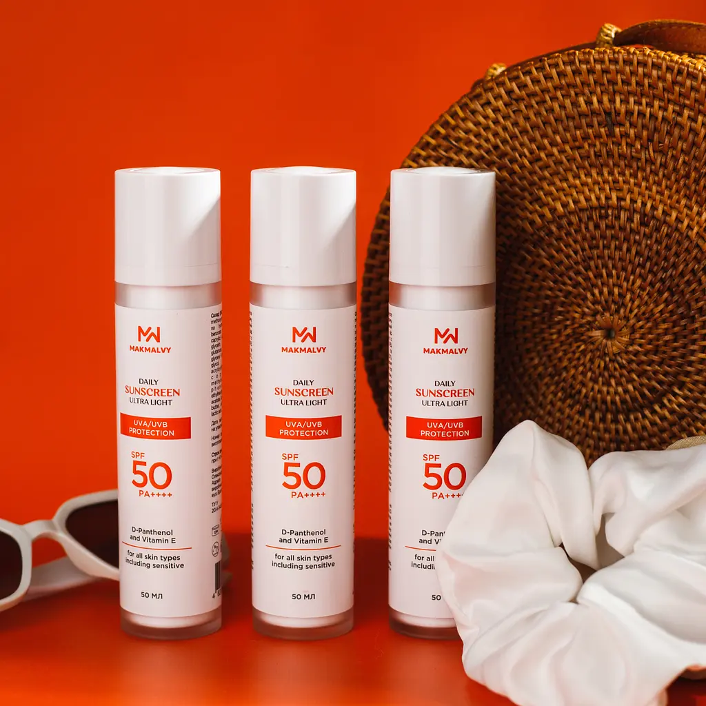 Щоденний сонцезахисний крем SPF 50 Mak Malvy 50 мл - фото 4