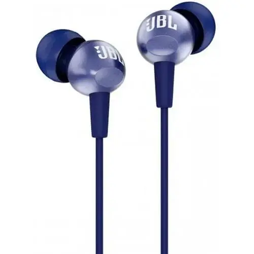 Гарнітура дротова JBL C200SI блакитна - фото 2