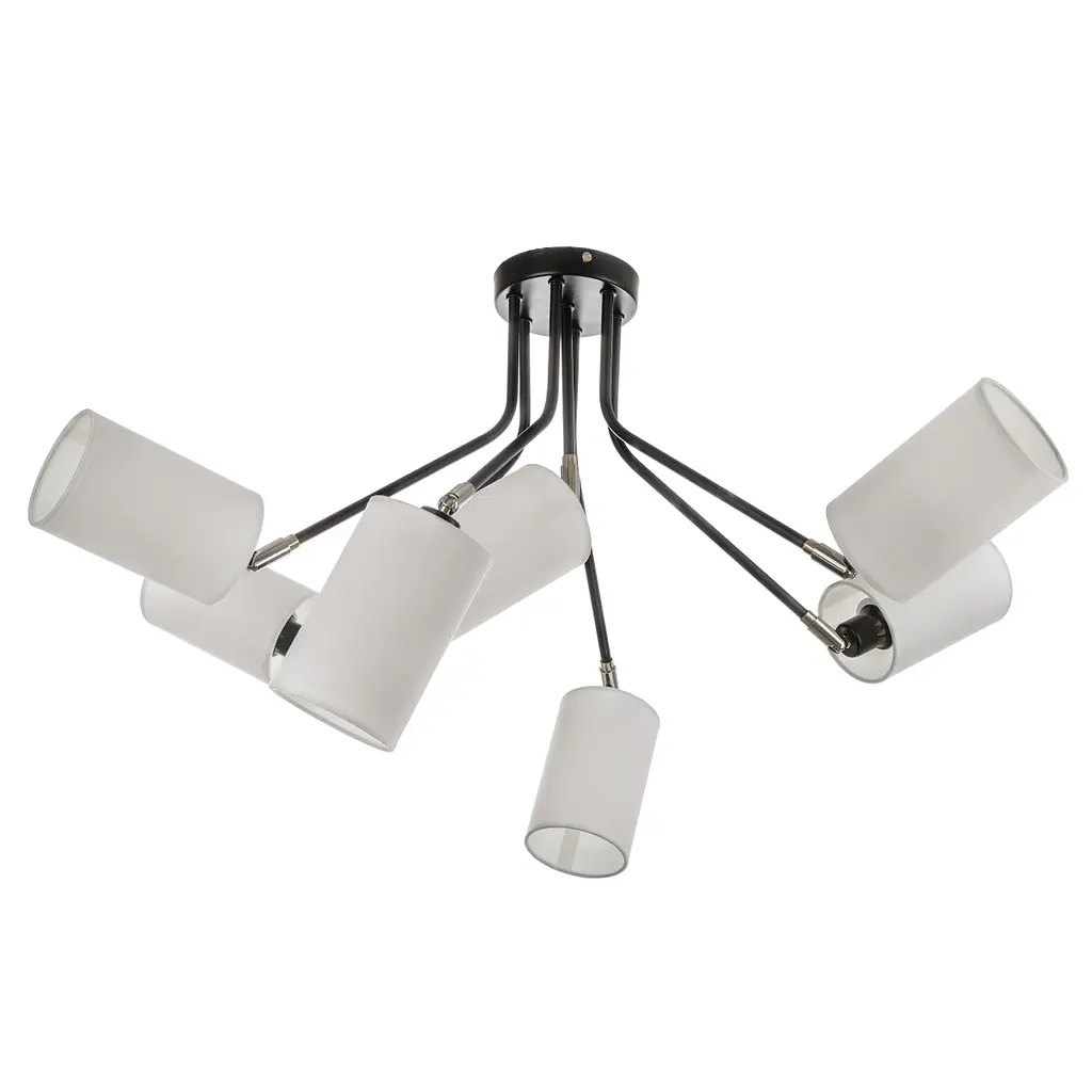 Люстра подвесная Brille E14 40W BK (BL-549C/7) - фото 2