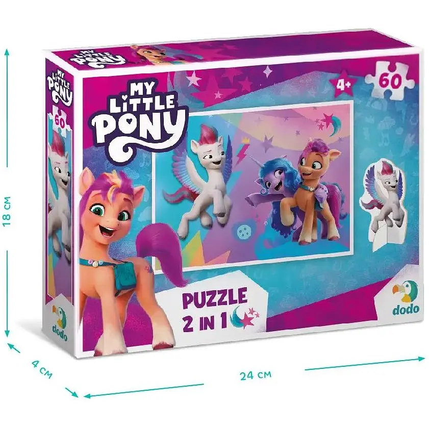 Пазл DoDo My Little Pony, с фигуркой, 60 элементов (200137) - фото 5