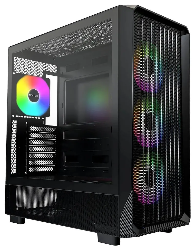 Корпус MONTECH X5 без БП Black (X5 (B))