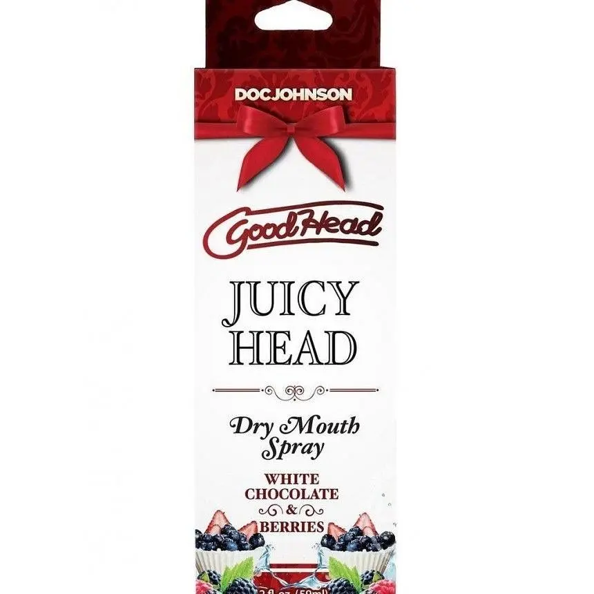 Оральний спрей Doc Johnson GoodHead - Juicy Head - White Chocolate and Berries - Зволожувальний, 59 мл - фото 2