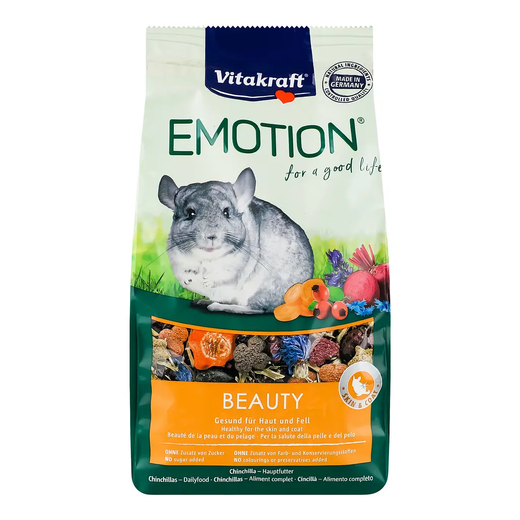 Корм для шиншилл Vitakraft Emotion Beauty Selection 600 г (31462/33758) - фото 2