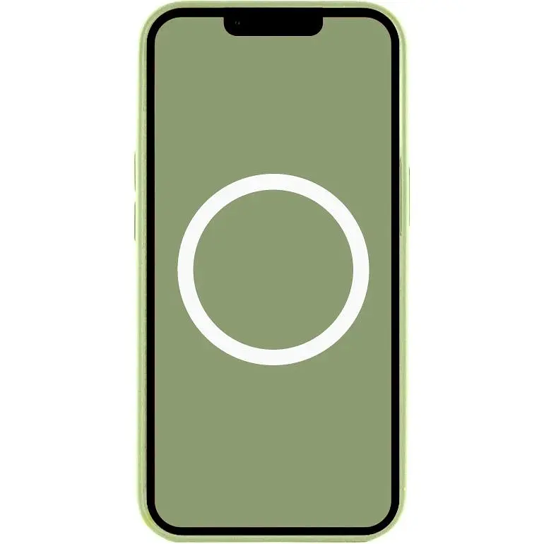 Чохол Silicone Case with Button, Animation & MagSafe для Apple iPhone 17 Light Moss AAA [153239] - фото 4