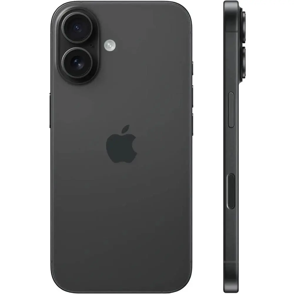 Смартфон Apple iPhone 16 128GB Black (MYE73SX/A) - фото 4
