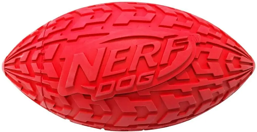 Футбольний м'яч для собак Nerf Dog Tire Squeak Football з інтерактивною пищалкою - фото 2