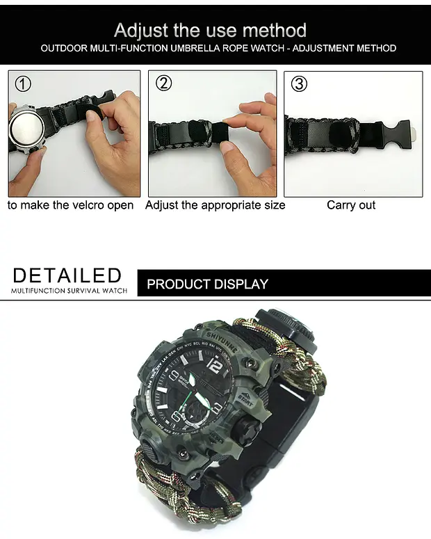 Годинник Hemsut Military с компасом - фото 22