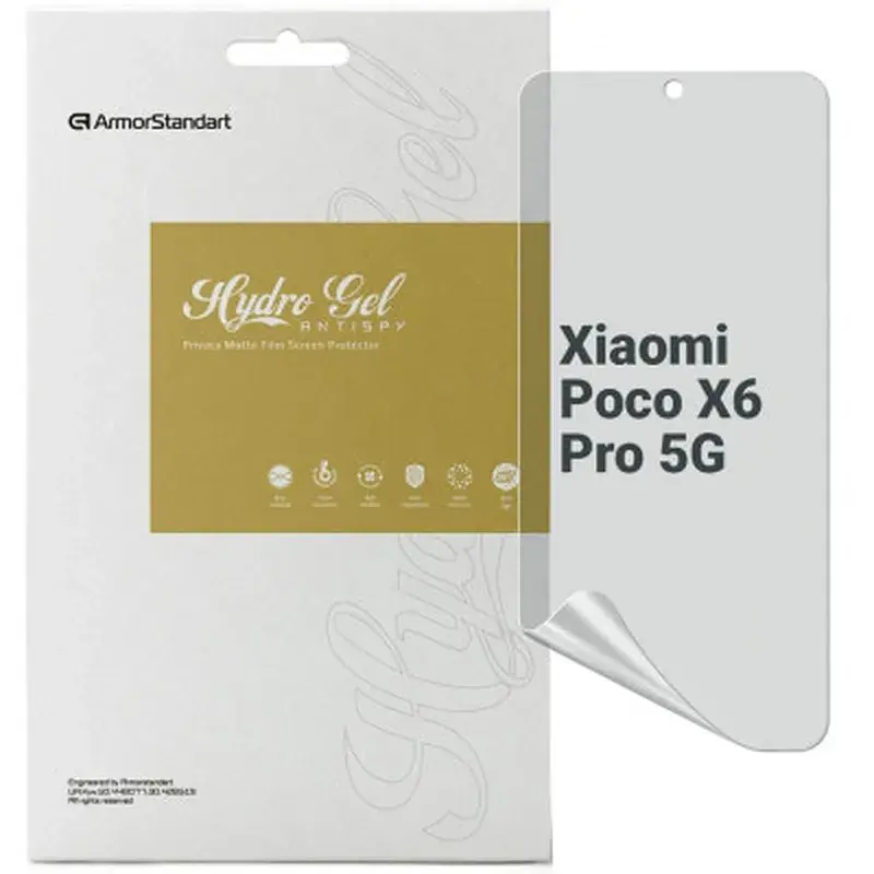 Плівка захисна Armorstandart Anti-spy Xiaomi Poco X6 Pro 5G (ARM73485)