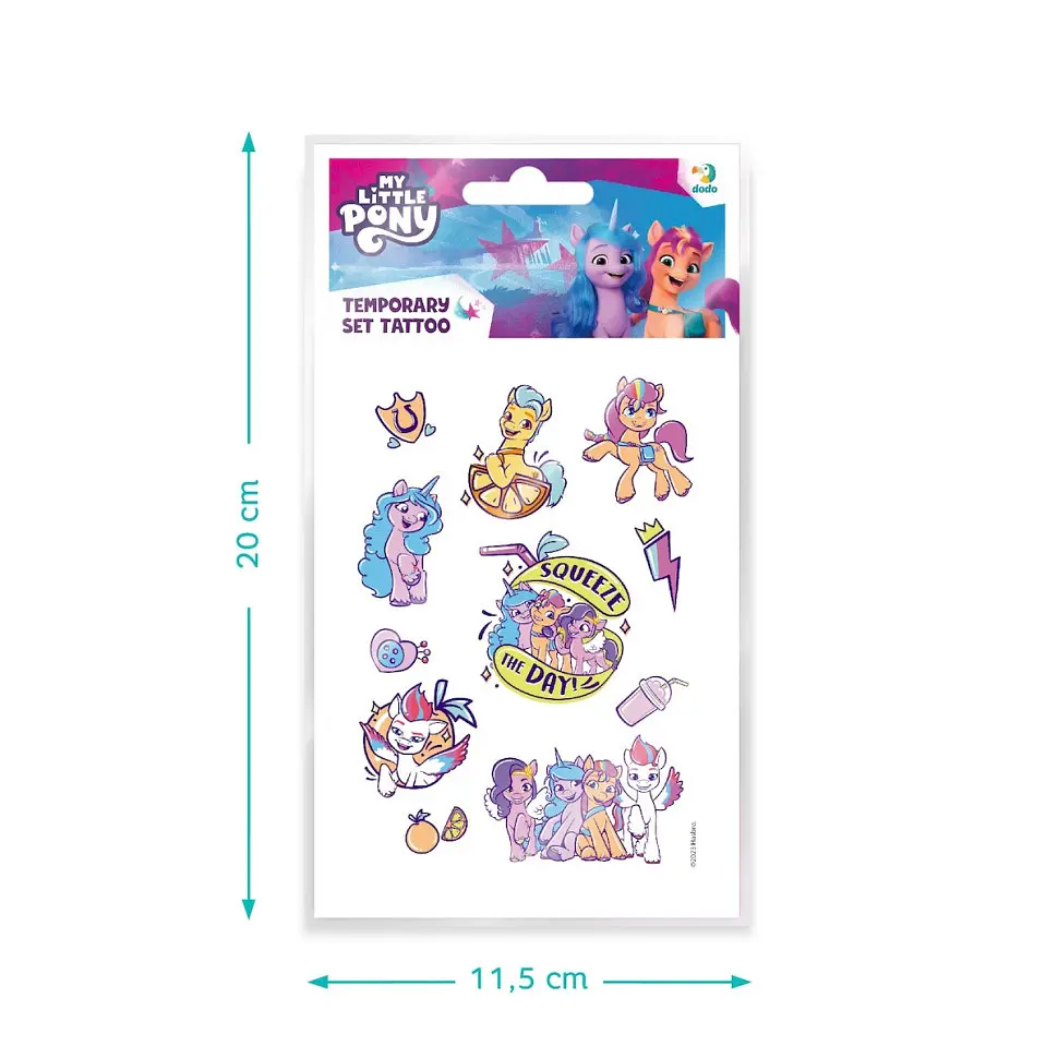Набір дитячих тимчасових татуювань "My Little Pony" 200438, 4 аркуші - фото 4