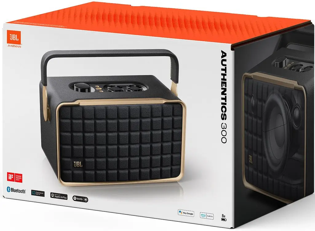 Мультимедійна акустика JBL Authentics 300 (JBLAUTH300BLKEP) - фото 3