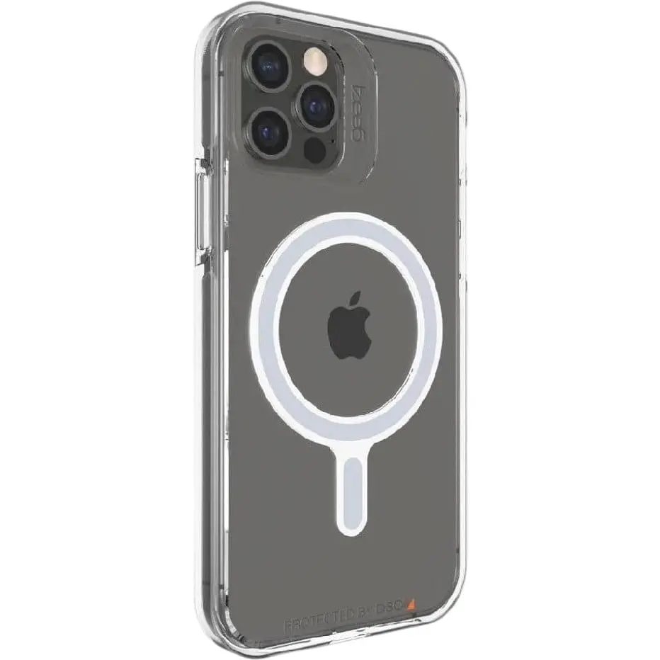 Оригинальный противоударный чехол Gear4 Crystal Palace MagSafe для iPhone 12 Pro Max (6.7") Clear (702007476) - фото 2