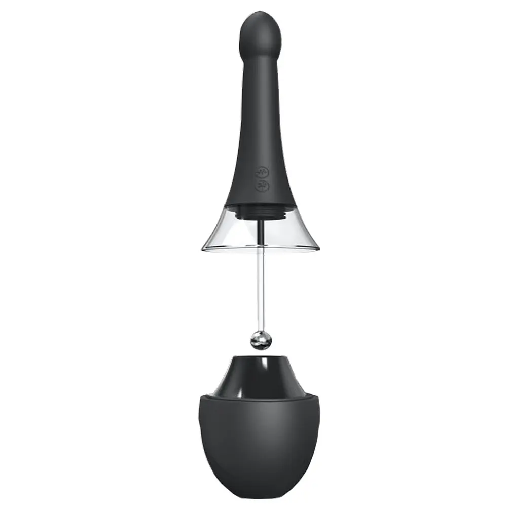 Автоматичний анальний душ з вібрацією Dorcel Douche Mate Pro 200 мл (чорний) - фото 3