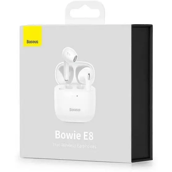 Бездротові навушники TWS Baseus Bowie E8 NGE8-02 White - фото 2