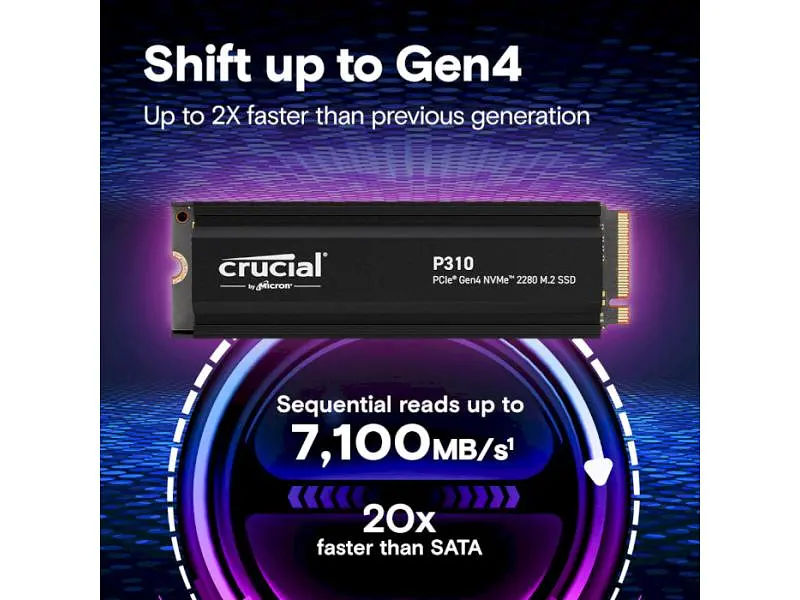 SSD-накопичувач Crucial P310 4 TB (CT4000P310SSD5) - фото 7