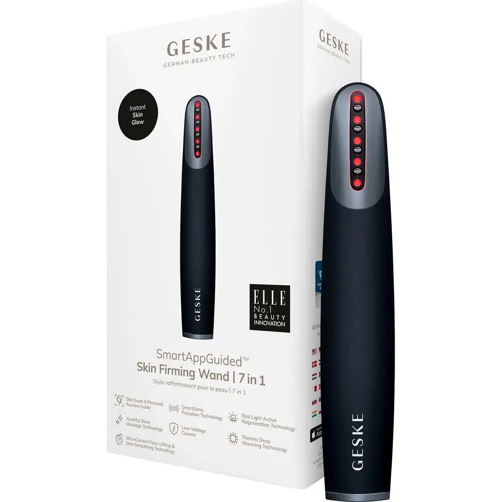 Масажер для обличчя GESKE Skin Firming Wand 7в1 Black (HB0427) [176847] - фото 7