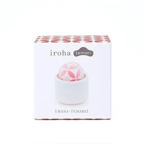 Потужний вібратор-кулька IROHA TEMARI Hana: Тиха вібрація без передачі на ручку-футляр - фото 3