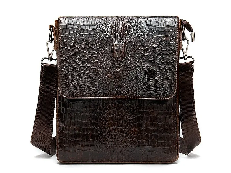 Чоловіча шкіряна сумка Vintage 28,5х22х5,5 см sum0012267 - фото 4