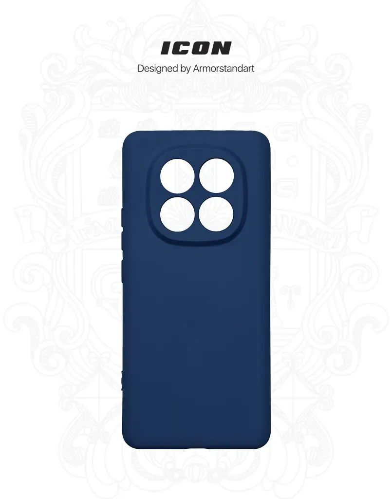Чохол ArmorStandart ICON для Xiaomi Redmi Note 14 Pro+ 5G Camera cover Dark Blue - фото 3
