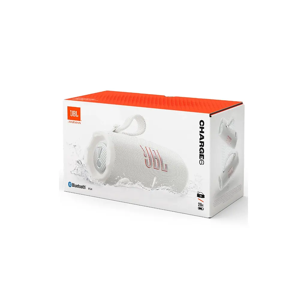 Акустична система JBL Charge 6 White (JBLCHARGE6WHT) - фото 8