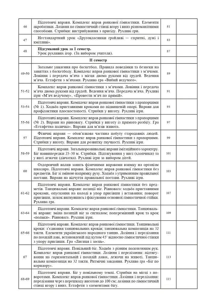 Фізична культура. 2 клас. Конспекти уроків - Руслана Богайчук - фото 4