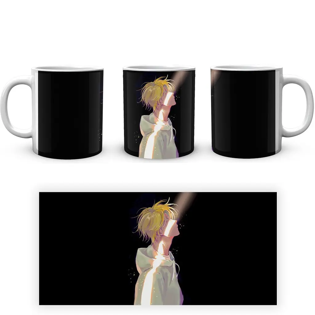 Кружка GeekLand Banana Fish Банановая Рыба Эш BF 02.05 330 мл белая - фото 4