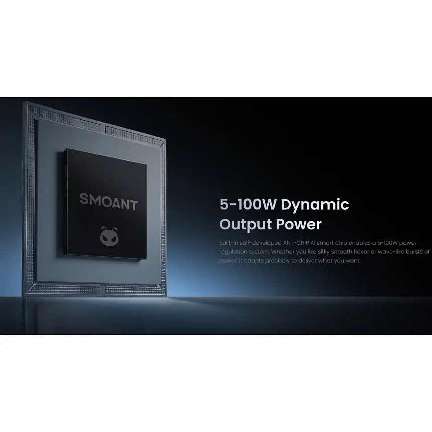 Под-система Smoant Pasito 3 100W Pod 2800mAh 7ml електронна сигарета Kit Matte Black (18829) - фото 5