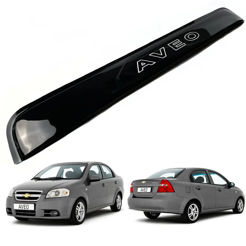 Cпойлер заднього скла козирок для Chevrolet Aveo T250 2005- Седан Voron Glass